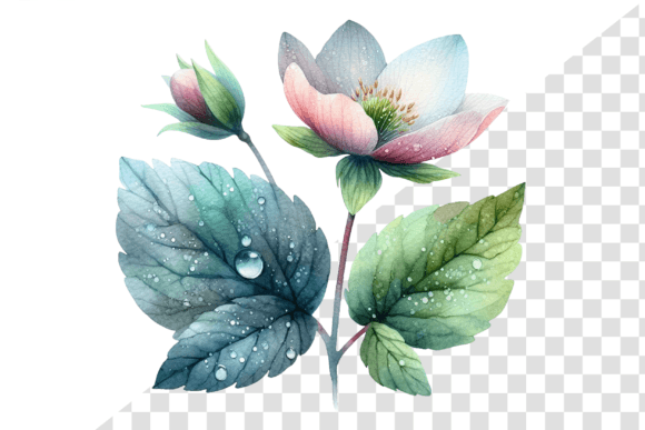 SpringDew Watercolor Clipart: An Embroidery Review