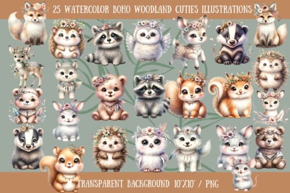 Watercolor Boho Woodland Cuties: A Stitch Test Review