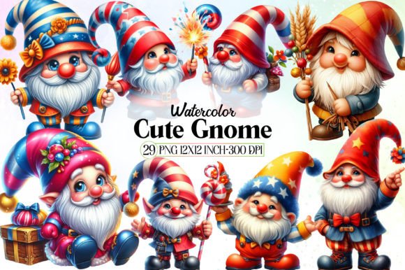 Watercolor Cute Gnome Clipart: An Embroidery Review