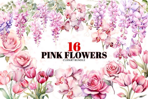 Watercolor Flowers Sublimation Clipart Review