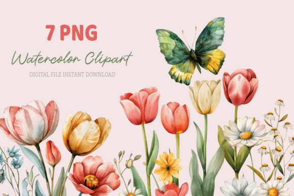 Watercolor Lily Clipart Bundle: Illustrations for Branding